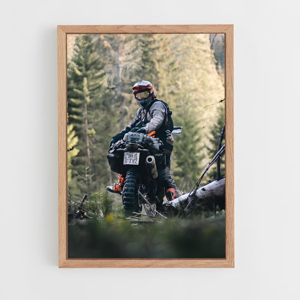 Poster Rider de la Forêt – affiche KTM Moto (vue 4)